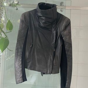BCBGMaxazria vintage leather moto jacket